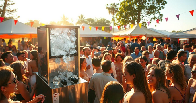 Aluguel de M&aacute;quina de Gelo para Eventos
