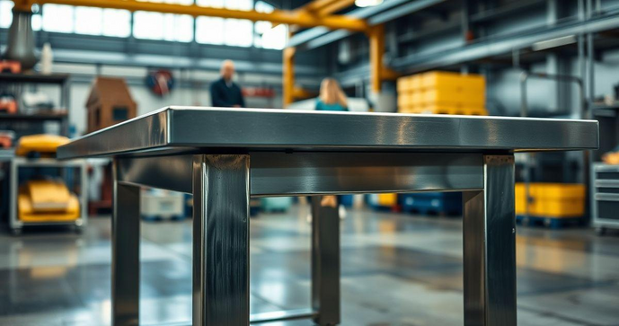 Como escolher a mesa a&ccedil;o inox industrial ideal para sua empresa