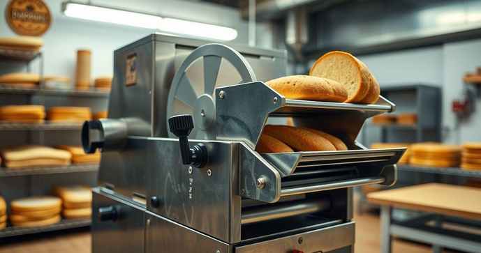 Fatiador de p&atilde;o de forma industrial &eacute; a solu&ccedil;&atilde;o ideal para padarias e restaurantes que buscam efici&ecirc;ncia e qualidade.