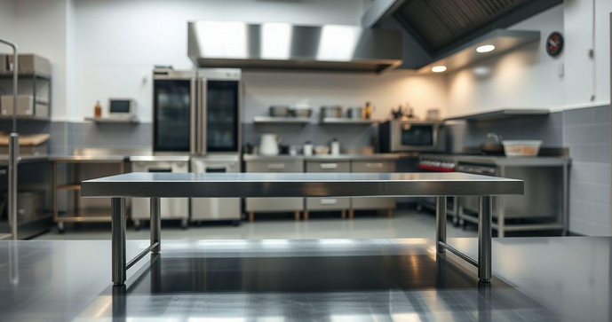 Mesa Industrial Inox Ideal para Sua Cozinha Profissional