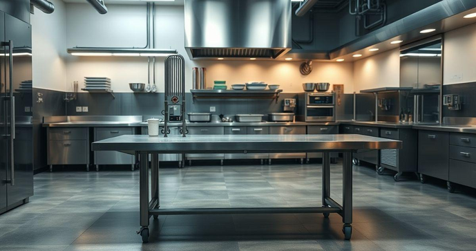 Mesa inox para cozinha industrial: Durabilidade e Design