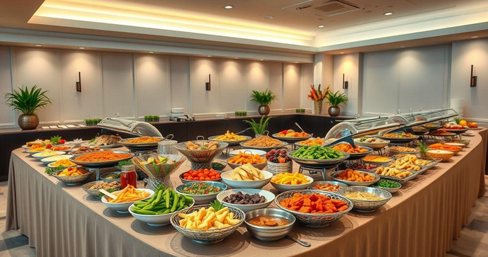 Mesa Buffet Self Service: Como Montar a Estrutura Perfeita